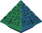 'Stargate' Piramide Met Hiërogliefen En Opslag Box Metallic Emerald Normal - Home Deco - Prachtig Kleuren Spectrum En Design