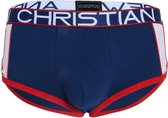 Andrew Christian Almost Naked Retro Mesh Boxer Navy - MAAT L - Boxershort Heren - Boxershorts voor Mannen - Mannen Cadeautjes