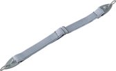 brillenkoord elastisch 7-11 cm polyester grijs