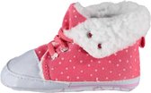 babyschoenen meisjes polyester donkerroze mt 16/17