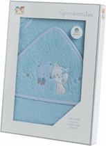 badcape Katjes 100 x 100 cm katoen blauw