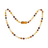 Barnsteen ketting baby/peuter luxery multi 4 color