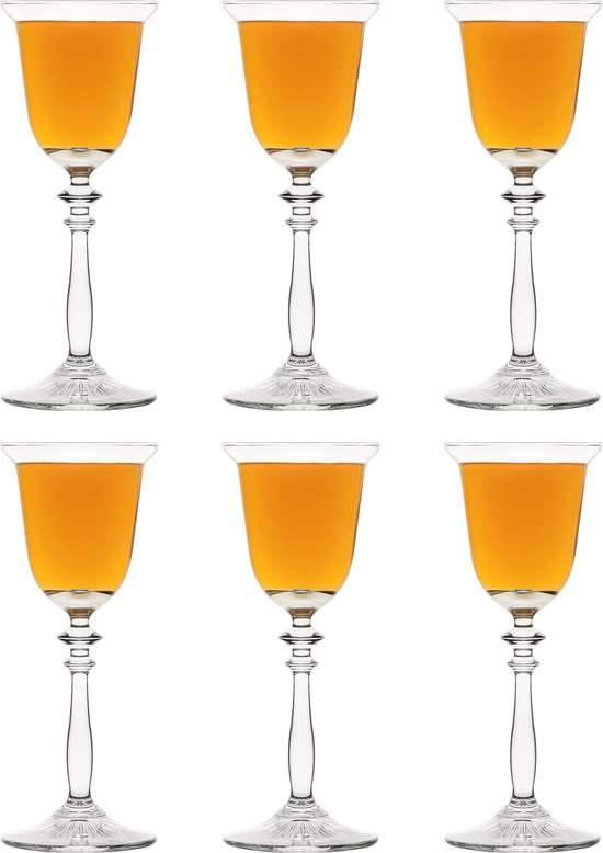 Libbey Cocktailglas 1924 Nick & Nora – 140 ml / 14 cl - 6 Stuks - Vaatwasserbestendig - Vintage design