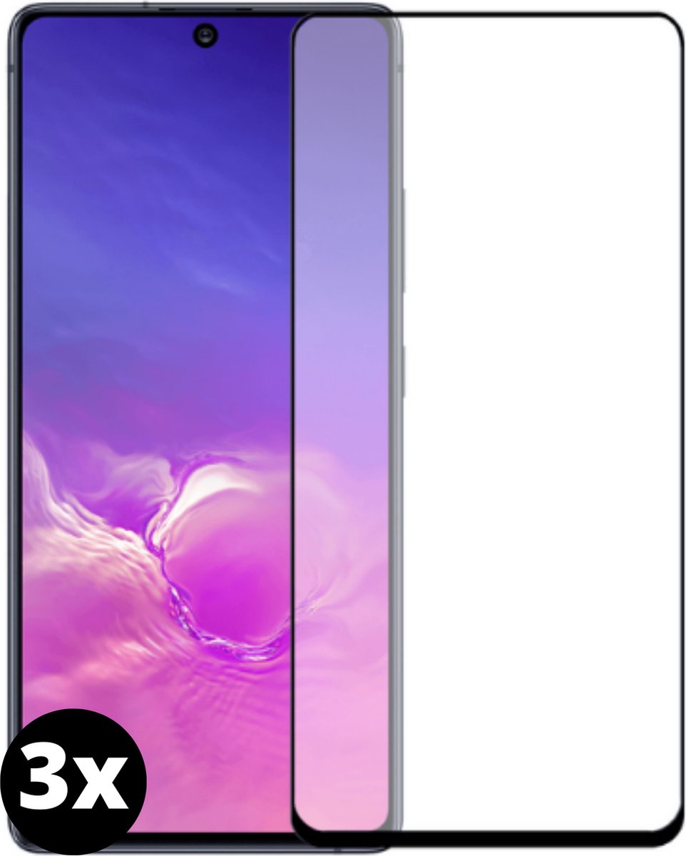Fooniq Screenprotector Transparant 3x - Geschikt Voor Samsung Galaxy S10 Lite