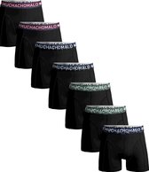 Muchachomalo 7-pack boxershort heren - Elastisch katoen - Ademend - Zachte waistband - Effen kleuren