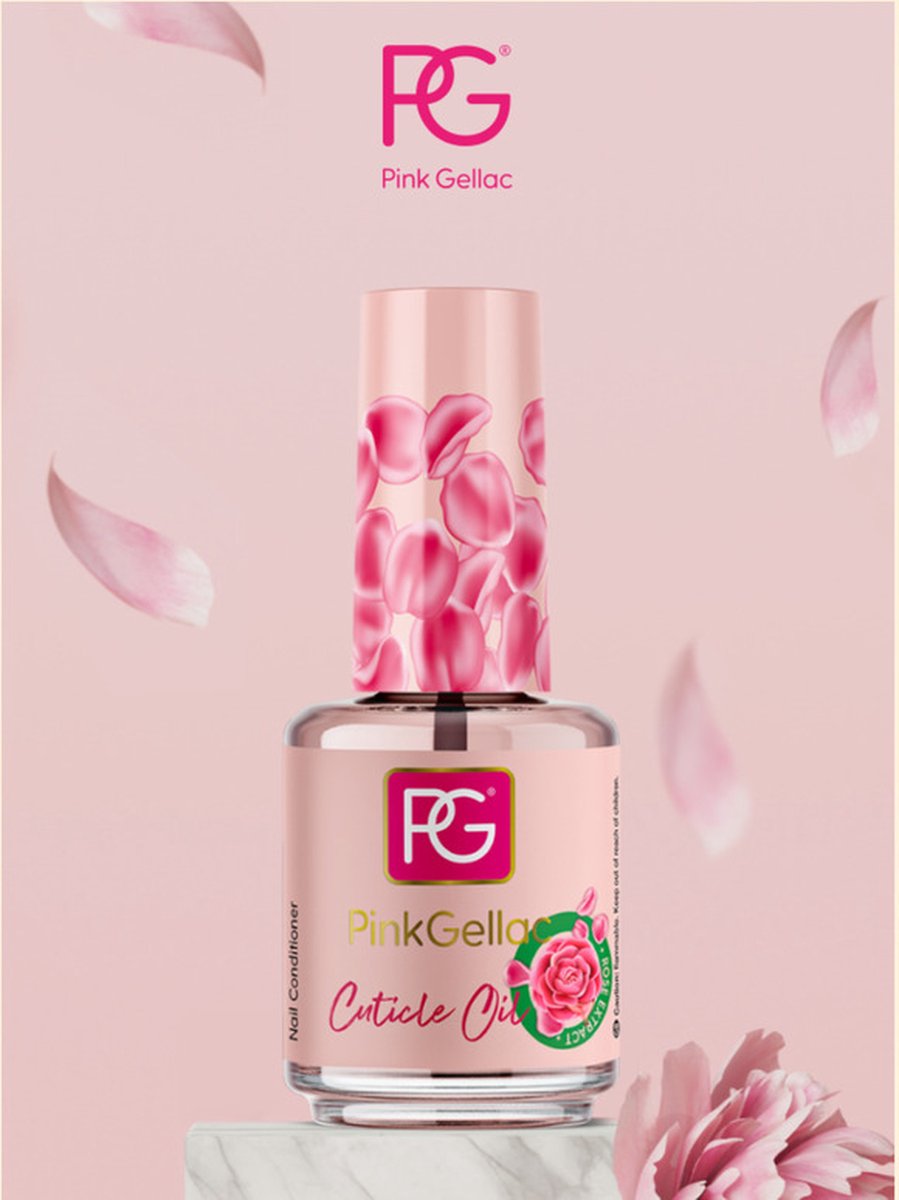 Pink Gellac Cuticle Oil Rose