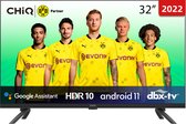 CHiQ L32G7L - Frameless Android 11 TV - Wi-Fi - Google Assistant
