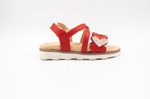 Kindersandalen met hartjes | rood | maat 22