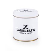 Daniel Klein DK.1.12472-1 - Horloge - Analoog - Mannen - Heren - stalen band - Zilverkleurig  - Rood - Zwart