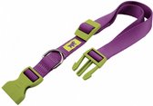 halsband honden Club 70 cm nylon paars/groen