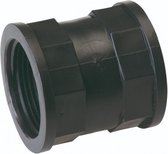 verbindingsstuk VT met schroefdraad 3/4 inch zwart