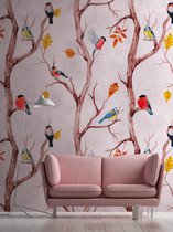 AS Creation Metropolitan Stories "The Wall" - PAPIER PEINT PHOTO HAPPY BIRDS - 1,59 x 2,80 mètres - motif répétable