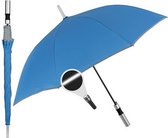 paraplu automatisch 65 x 103 cm microvezel blauw