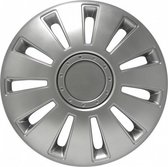 wieldoppen Silverstone 17 inch ABS zilver set van 4