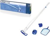 Bestway - zwembad schoonmaakset - stofzuiger - schepnet - stok lengte 279 cm