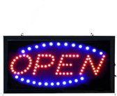 BOTC LED Sign Board - Open Teken voor Drink Voedsel Restaurant Cafe Bar Koffiewinkel Winkel - 48x25CM