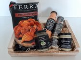Barbecue kratje - Cadeau pakket - voor hem - papa - vaderdag - moederdag - voor haar