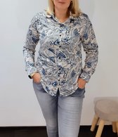 Tripple Nine Blouse travel kobalt blauw l/xl