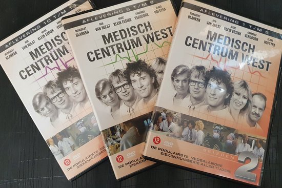 Medisch Centrum West Seizoen 2, drie DVD's in aparte hoes