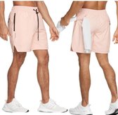 Pro sport shorts heren peach  XXL