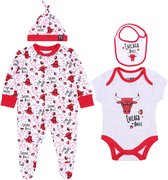 Wit-rode kledingset voor baby's - CHICAGO BULLS / 62