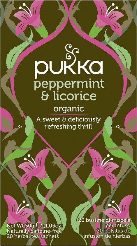 Pukka Thee peppermint licorice