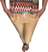 Yu&me broek met koordje apricot ( abrikoos ) maat  M/L