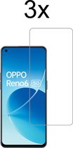 iParadise Oppo Reno 6 5G Screenprotector - Beschermglas Oppo Reno 6 5G Screen Protector - 3 stuks