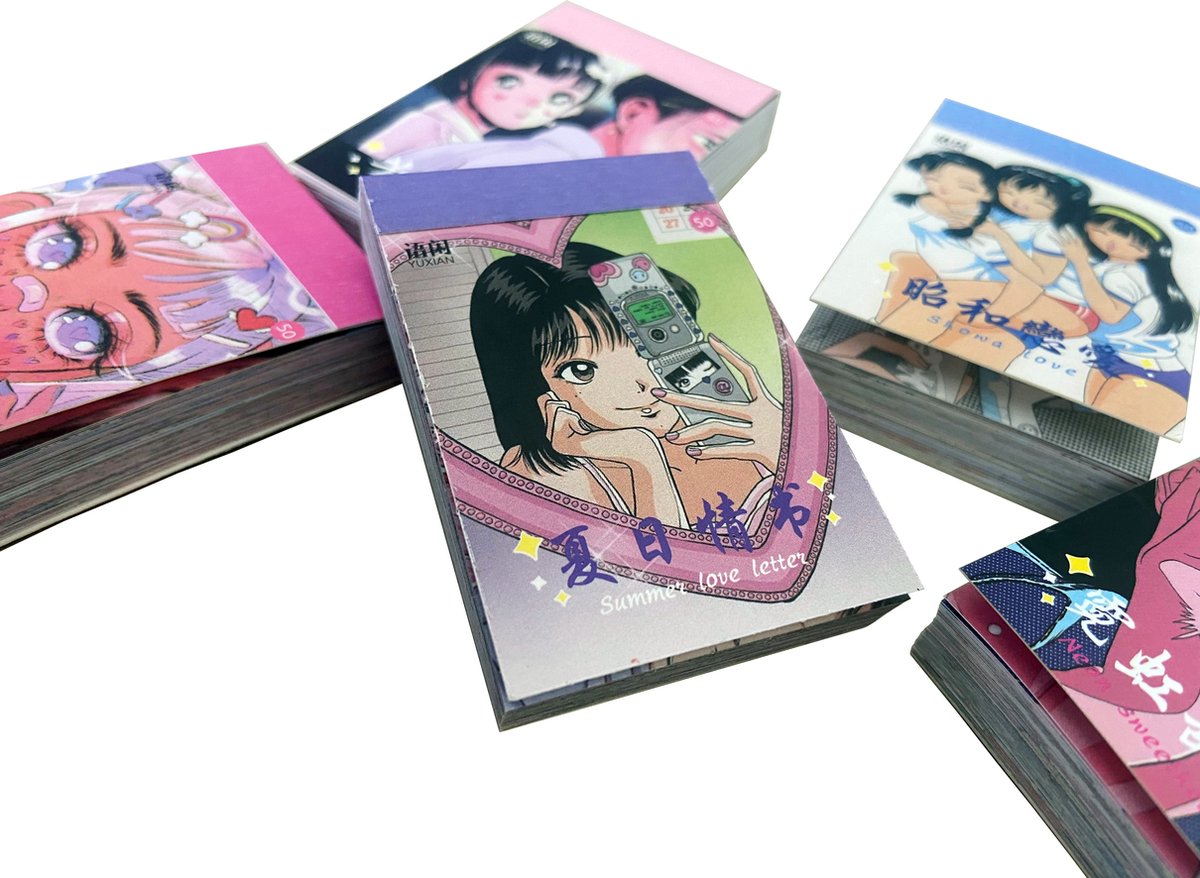 Manga & Anime Stickers 50 stickers – Bullet Journal, Planner & Scrapbook Stickers – Sinterklaas & Kerstcadeau – Schoencadeau – Cadeaus onder €5