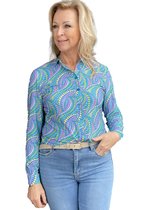 Dames Blouse-travelstof-multicolour