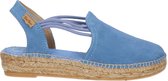 Toni Pons Nuria Dames Espadrilles Texa | Blauw | Suède | Maat 40