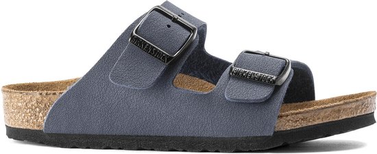Birkenstock Arizona Kids Slippers Navy Narrow-fit | Blauw | Imitatieleer | Maat  29 | bol.com