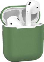 Coque pour Apple AirPods 1 et 2 - Vert armée - Coque en Siliconen Housse de Protection