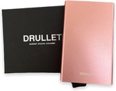 Drullet® | Premium Slim Pasjeshouder - Aluminium - RFID protectie - Portemonnee - Uitschuifbaar - Rose