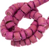 Kokos Kralen (4 - 5 mm) Hot Pink (120 Stuks)