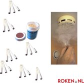 Rookstaafjes - 20 rookstokjes - testen van rookmelders, lektesten, tocht, in ventilatieconstructies en nog veel meer.