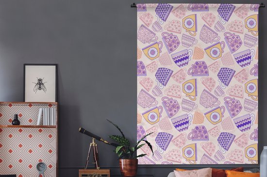 Tapisserie - Tapisserie - Motifs - Tasses - Thee - 150x200 cm - Tapisserie