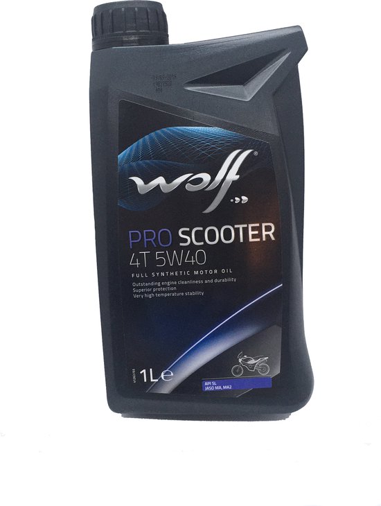 Huile Scooter 4T Wolf 5W40. pour votre Vespa / piaggio, bouteille de 1  litre d'huile... | bol.com