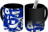 Magische Mok - Foto op Warmte Mokken - Koffiemok - Verf - Abstract - Patronen - Magic Mok - Beker - 350 ML - Theemok