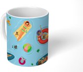 Mok - Koffiemok - Zon - Mens - Zwembad - Patronen - Mokken - 350 ML - Beker - Koffiemokken - Theemok