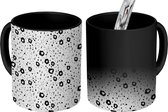 Magische Mok - Foto op Warmte Mokken - Koffiemok - Design - Sneeuw - Sporen - Magic Mok - Beker - 350 ML - Theemok
