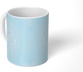 Mok - Koffiemok - Gewei - Crystal - Wit - Design - Mokken - 350 ML - Beker - Koffiemokken - Theemok