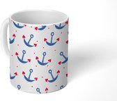 Mok - Koffiemok - Patronen - Valentijn - Anker - Mokken - 350 ML - Beker - Koffiemokken - Theemok
