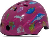 Pro Sport Lights Kinderfietshelm Roze - Fietshelm voor kinderen 48/55cm - Kind