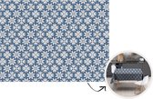 Tafelkleed - Tafellaken - 200x150 cm - Bloemen - Sneeuw - Winter - Design - Binnen en Buiten