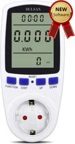 Energiemeter – Verbruiksmeter – Energiekostenmeter – KWh meter – Stroomverbruik meter – Elektriciteitsmeter – Energiekosten - Stopcontact – Meerdere functies