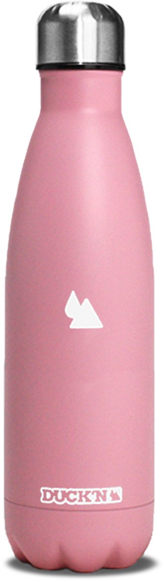RVS drinkfles - roze - 500 ml - waterfles - thermosfles - sport