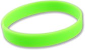 Siliconen armband neon groen