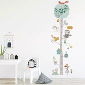 Merkloos - muursticker - groeimeter - wanddecoratie - kinderkamer inspiratie