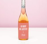 Nutcrackers Wijnfles Jij Bent De Liefste - Rosé (Blush Rosé)  | Moederdagcadeau